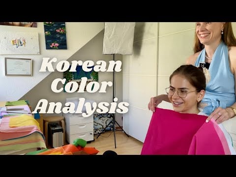 ASMR Korean Color Analysis | Soft Spoken