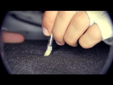 [ASMR] Scratching / Brushing Camera & Foam - ENGLISH Whispering