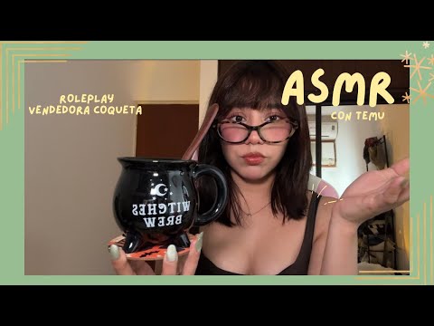 ASMR - VENDEDORA COQUETA/ ROLEPLAY CON TEMU