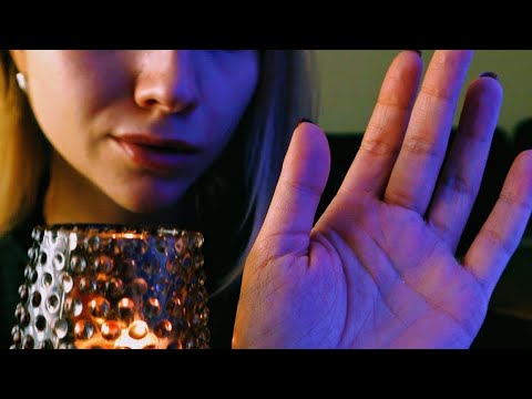 ASMR Hand Movements Hypnosis Sleep Visual Triggers | Tongue Clicking | Personal Attention No Talking