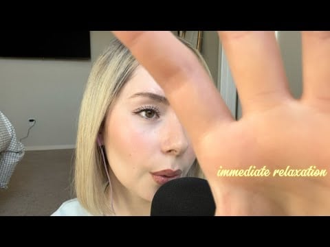 asmr mic blowing & personal attention 