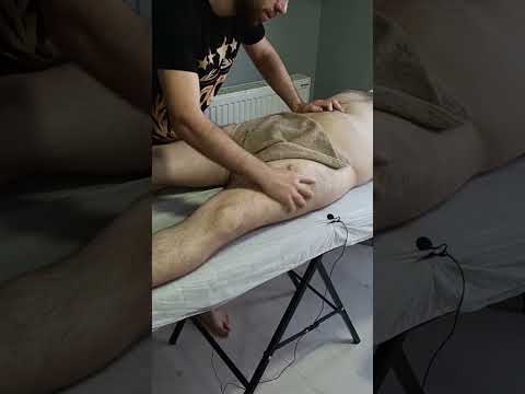 TURKISH MASSAGE THAT PROVIDES INCREDIBLE RELAXATION IN THE FRONT LEGS #satisfying #relaxing #shorts