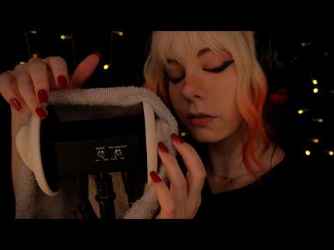 ASMR | 3 hours semi Unintelligible Whispers, Towel Scratching & gentle Tapping for Sleep