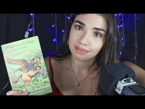 TE FAZENDO DORMIR COM SUSSURROS - ASMR Leitura