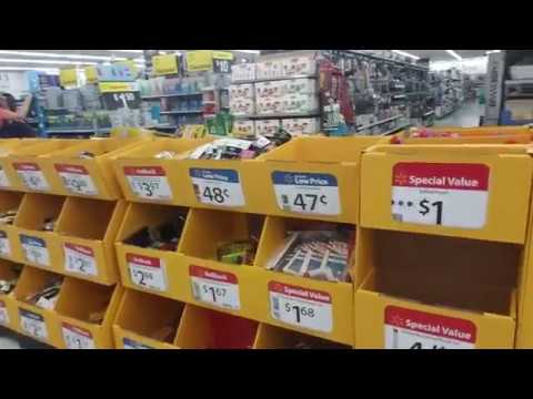 Walmart School Supplies Walk-Through (2018)