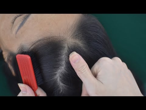 ASMR Relaxing Hair Play, Real Person Scalp Scratching, No Talking Hair Sounds For Stress Relief