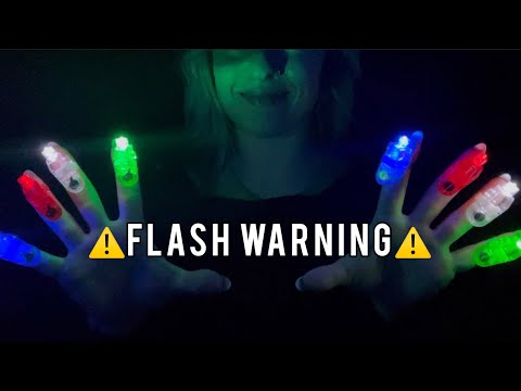 🚨FAST & AGGRESSIVE ASMR LIGHT TRIGGERS IN THE DARK