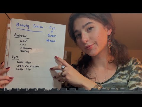 ASMR | Beauty Salon Front Desk Roleplay