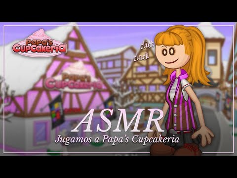ASMR ✧ ¿Horneamos cupcakes en Papa’s Cupcakeria? 🧁🍒 | Papa’s Cupcakeria [binaural, rambling]