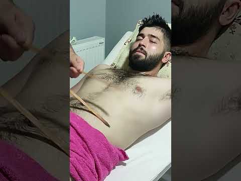 RELAXING MASSAGE FOR CHEST AND ABDOMEN TURKISH THERAPY #satisfying #relaxing #asmr #shorts #massage