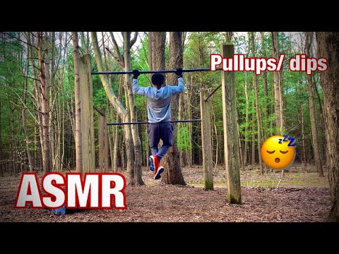 [ASMR] outdoor calisthenic workout / whisper voiceover