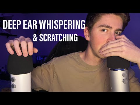 ASMR Insanely Sensitive Ear-to-Ear Scratching & Whispers for SLEEP
