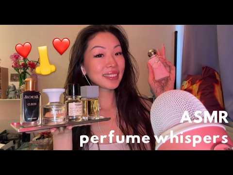 ASMR | perfume whispers 👄🎀  | small size collection!