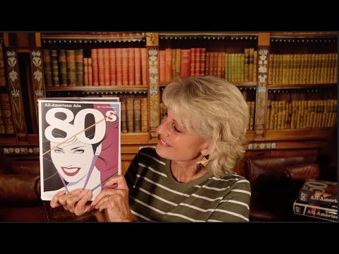 BLAST TO THE PAST - 1980s! Retro Flip All-American Ads of the 80s - ASMR!