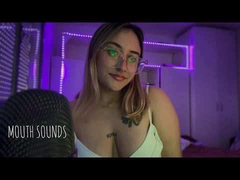 ASMR MOUTH SOUNDS Y SONIDOS COSQUILLOSOS 20 MINUTOS 🎤👄