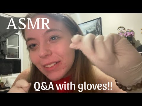 ASMR Q&A with latex gloves!! (stories about my kitty ❤️‍🩹)