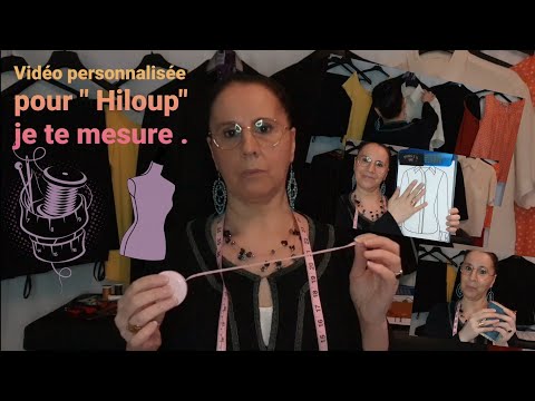 #Asmr français Vidéo personnalisée  pour  "Hiloup" #je te mesure.