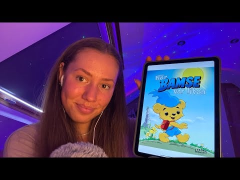 ASMR 🇸🇪reading to you in Swedish, Bamse 