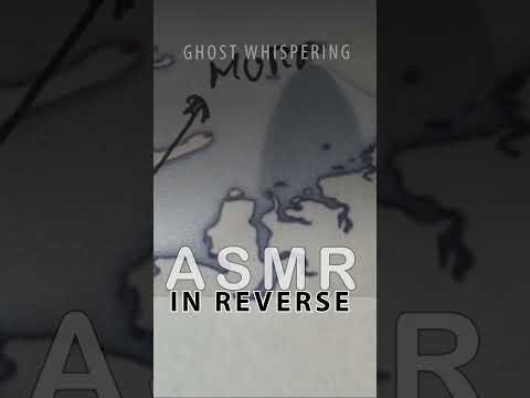 Ghost Whispering : ASMR in Reverse  #asmrreverse #asmrtracing #asmrghost