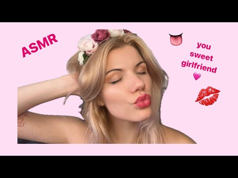 ASMR | your sweet seductive girlfriend 🩷 kissing, licking