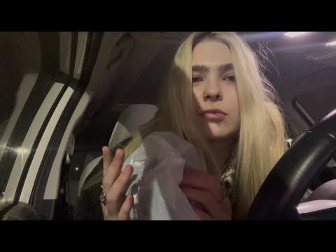 lofi asmr in car ( fabric , crinkling sounds)