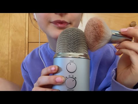 ASMR Gentle Mic Brushing & Whispers 🧚‍♀️