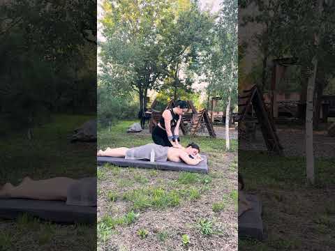 Relaxing ASMR Back Massage in Nature for Sleep & Stress Relief #relax #asmrmassage #massage