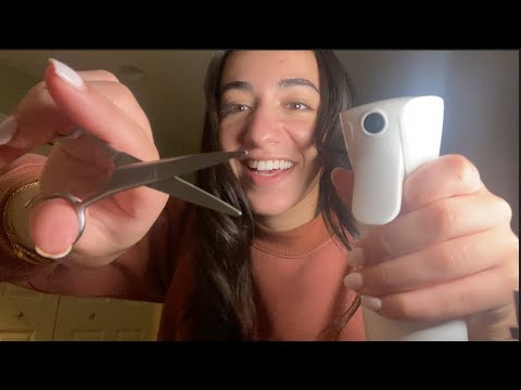 ASMR - 1 Minute Haircut ✨ (very fast)