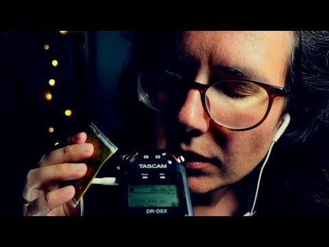 ASMR Tascam Mouth Sounds and Tapping