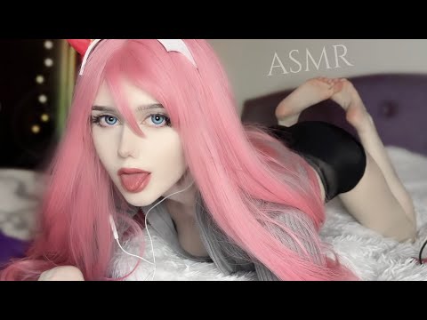 ASMR ♡ Kisses, Mouth Sounds ♡ Zero Two Cosplay