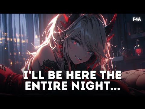 Sleep Demon Tempts You Into Bed 💤 | Cuddles | Enticing | Lightly Spicy | French Accent | Sleep Aid