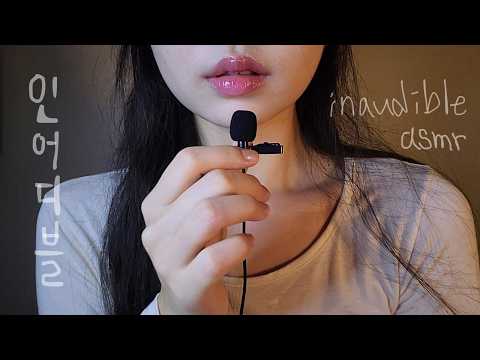 ASMR 인어디블 30분 inaudible🫧🌠| 위스퍼링 속삭임 팅글 수다 asmr | 핀마이크 talking ,whispering inaudible asmr