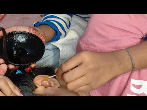 ✨ Ear care ASMR by Baijanti ✨Gentle cleaning, soft brushing, calming oiling… pure relaxation.. 🤗