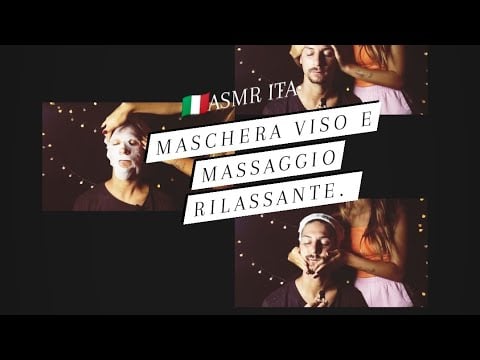 🇮🇹ASMR ITA• MASSAGGIO RILASSANTE VISO💆💆‍♂️ E MASCHERA *Relax assicurato* 😴🔉 #asmr #massaggioviso