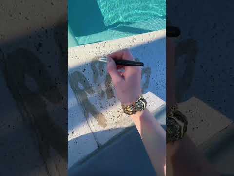 guess the drawing asme game at the pool #asmr #asmrgame #guessthedrawing #asmrtriggers