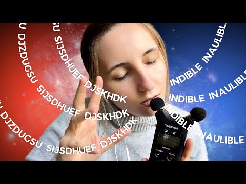 ASMR FR | Bruits de bouche et inaudible intenses 😍😴
