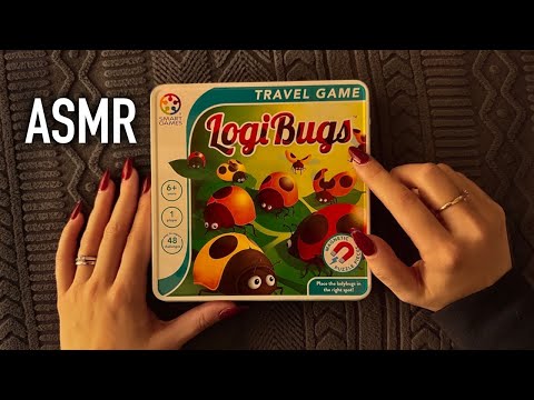 😴ASMR - Super Satisfying Magnetic 🧲 Ladybug Puzzle • Clicky Whispers