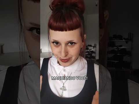 Te maquiando 💄(e relaxando) #asmr #asmrsounds
