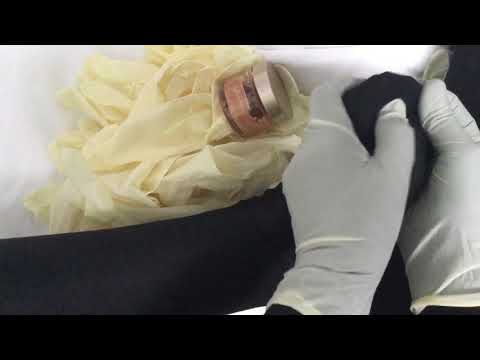 ZENTAI layer LATEX GLOVES  FEETH and FOUNDATION [[ASMR]]