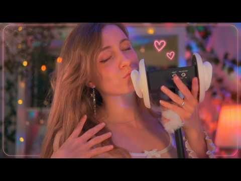 ASMR 💋 BESITOS INTENSOS muy cerquita de TUS OREJITAS 🎧🤍