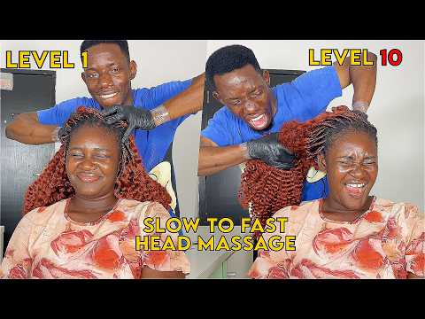 ASMR FROM SLOW TO FAST AGGRESSIVE HEAD SCALP SCRATCH MASSAGE | EAR CLEANING WITH DIFFERENT TOOLS