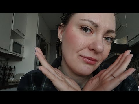 ASMR- Life update på svenska & sminkar mig