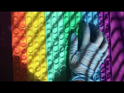 VINYL GLOVES 🟠🟡 POP IT▪▪ FIDGET🔵🟣 TOY🤓 FUN 🙄[[ASMR]]