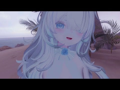 Kairi te invita a la playa y te pone protector solar 🌊 ! wet mouth sounds y validación física ASMR