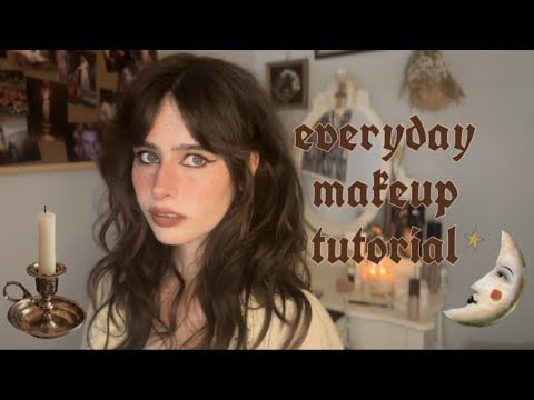 ASMR doing my makeup 🕯️🌙