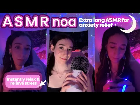 4 HOURS of Soothing Sounds & Triggers to Relax You | ASMR for anxiety relief 💕| live #209