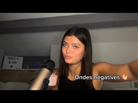 ASMR🌙 J’enlève tes ondes négatives (+crépitements 😍💤