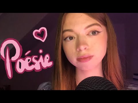 ~ ASMR FR ~ Chuchotement proche du micro 🌷✨(la crème de la poésie française - french poetry)