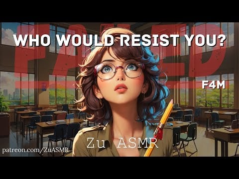 Flirty Professor MADLY Falls For You [F4M] [Spicy] [Teasing] [Flirting] [Kiss] [ASMR Roleplay]