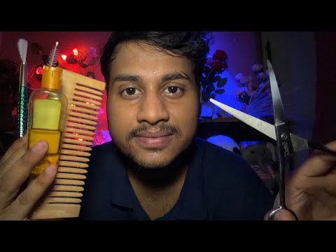 ASMR Skincare & Haircut ✨💆‍♂️ Personal Attention for Deep Sleep 😴